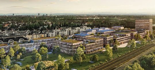 UBM darf in München ersten Gewerbe-Campus in Holz-Hybrid-Bauweise realisieren