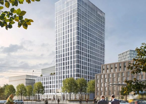 CA IMMO stellt Hochhaus am Europaplatz in Berlin fertig