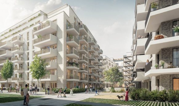 Instone Real Estate beginnt mit Vertrieb für neues Wohnquartier in Hamburg