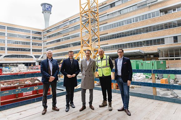 Neustart an der Baustelle von THE Q in Nürnberg