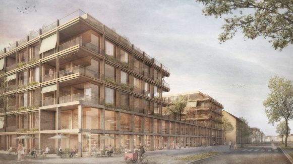 Bauvorbescheid für Münchner Wohnquartier Timber Living