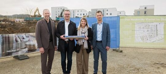 Baustart für Instone-Projekt Neckar.Rooms