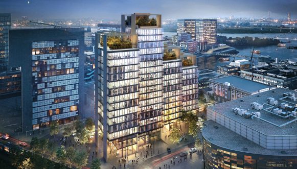 MOMENI Gruppe erhält Baugenehmigung für Landmark UNIQ TOWERS im Medienhafen Düsseldorf