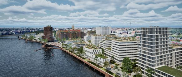 DIEAG startet geschlossenen Architekturwettbewerb für die drei markanten Hochpunkte am BE-U I Behrens-Ufer