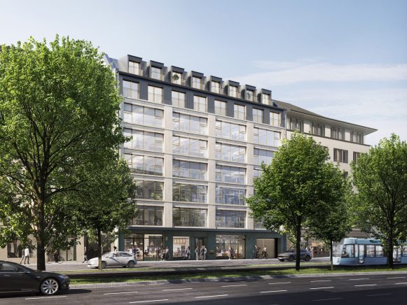 ABG vermietet Büroflächen in Münchner Immobilie FRANZ komplett