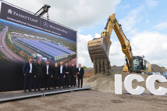 Bau des neuen International Consolidation Center (ICC) für die Mercedes-Benz AG hat begonnen