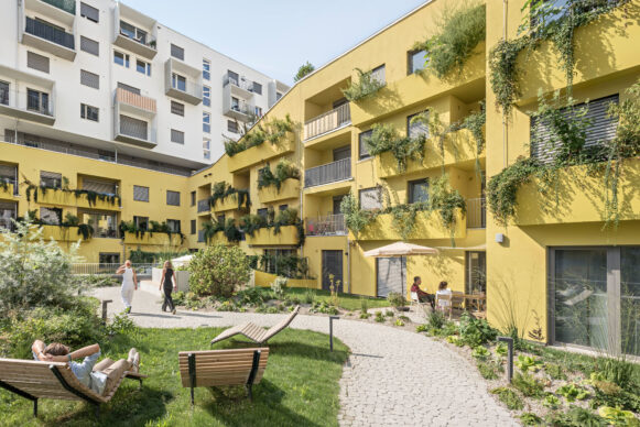 Gutes Beispiel aus Wien: Wohnungsbau mit Klimaresilienz und greenpass GOLD