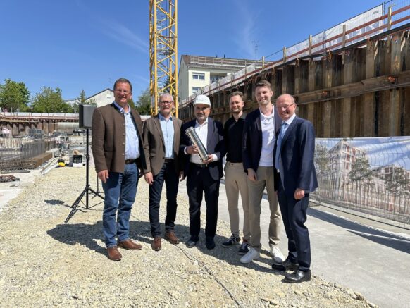 ehret+klein feiert Grundsteinlegung für das Bildungsquartier in Germering bei München