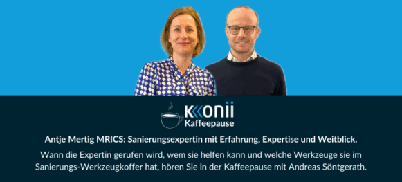 Kaffeepause mit Antje Mertig MRICS