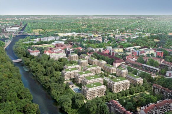 Greenpark Berlin: Bauwens, Greystar, Berlinovo und Goldbeck feiern Richtfest für 860 Wohnungen