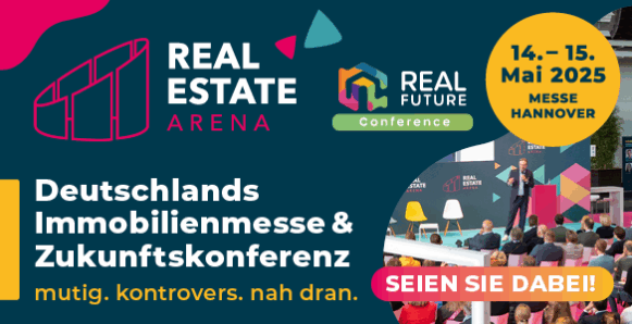 Die Zeit läuft: Jetzt Ticket sichern für die Real Estate Arena 2025!