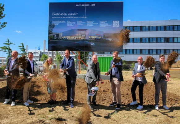 Spatenstich für das neue Porsche Zentrum Stuttgart Filderstadt