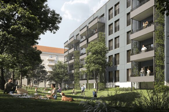 Baustart für Nachverdichtungsprojekt in serieller Holzbauweise in Berlin
