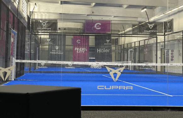 Padel City nutzt Hammer-Halle für sportliches Zwischenspiel