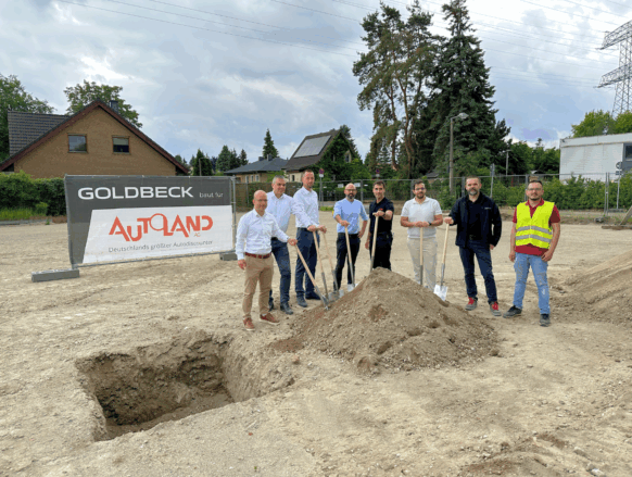 Goldbeck und Autoland AG feiern Spatenstich für eine neue Niederlassung in Berlin