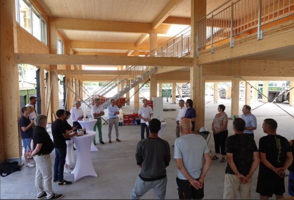 GreenPlaces feiert Richtfest für 36 Gewerbeeinheiten in Lahr