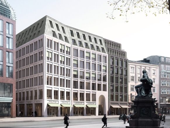 HanseMerkur Grundvermögen beauftragt Quantum mit der Realisierung der Hamburger „Gänsemarkt Höfe“