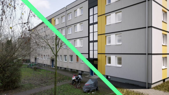 GEWOBAU Erlangen und ecoworks schließen serielle Quartierssanierung im Stadtteil Bruck erfolgreich ab