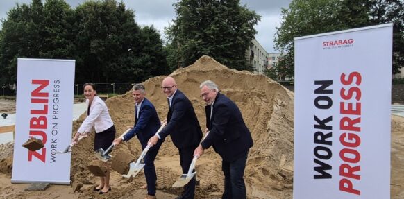 STRABAG Hold Estate und ZÜBLIN: Spatenstich in Schleswig-Holstein für Wohnprojekt mit CONCEPT