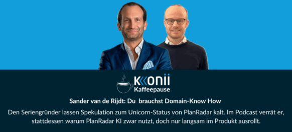 Kaffeepause mit Sander van de Rijdt