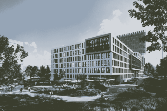 STRABAG Real Estate hat den Grundstein für das Frankfurter Bürogebäude „SEED“ gelegt
