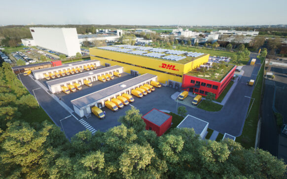 Bauwens Development legt Grundstein für neuen DHL Express Standort in Köln