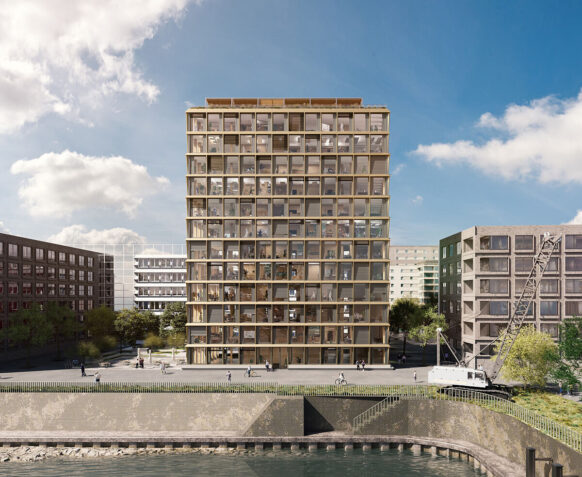 Dexcom mietet 2.000 m² im Timber Peak – erster Vermietungserfolg für Mainz’ erstes Holz-Hybrid-Hochhaus