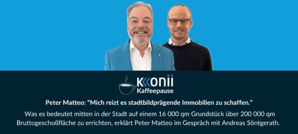 Kaffeepause mit Peter Matteo