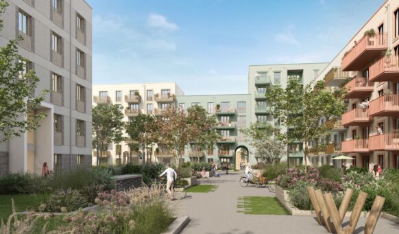 Erfolgreicher Globalverkauf: Instone veräußert 117 Neubauwohnungen an die Düsseldorfer Wohnungsgenossenschaft eG im Quartier „Grafental Ost“