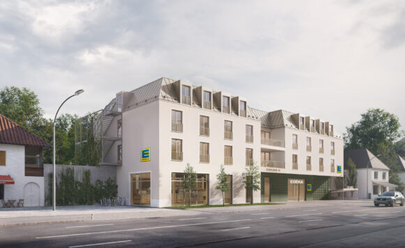 Projektentwicklung OPUS | München: Gesamte Gewerbefläche an EDEKA vermietet - Vertrieb der Mikrowohnungen erfolgreich gestartet