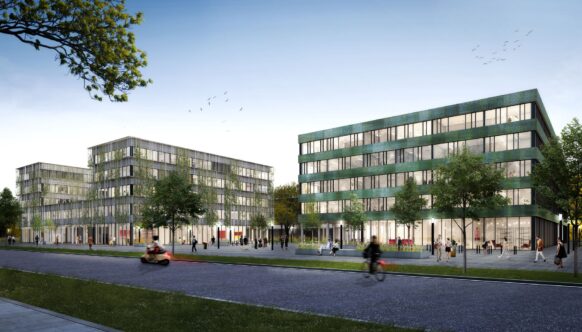 Alle guten Dinge sind drei: Bollinger + Fehlig Architekten vollenden Planung des Think Campus in Potsdam mit Schulneubau