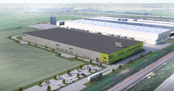 GOLDBECK und Wintipak legen gemeinsam mit Sachsen-Anhalts Wirtschaftsminister Sven Schulze Grundstein für neue Produktionshalle in Halle (Saale)