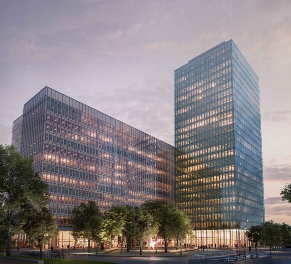 apoprojekt plant für die Bayerische Versorgungskammer Mieterausbau im Münchner TRIDEA