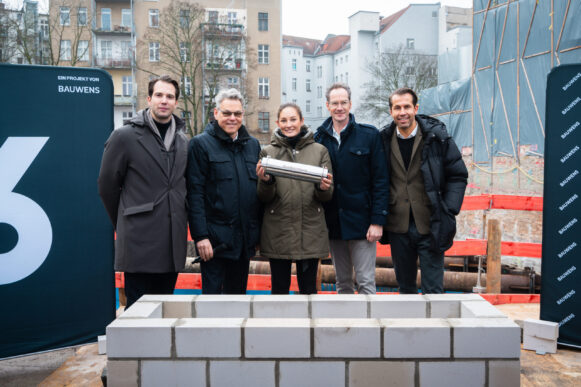 Bauwens legt Grundstein für nachhaltige Büroentwicklung NO6 in Berlin