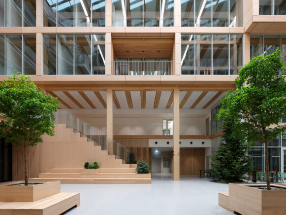 Das Holz-Hybrid Gebäude i8 ist im Finale der MIPIM Awards