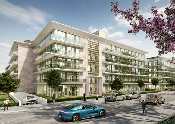 Klimaneutrales Bürogebäude komplettiert den W2 CAMPUS im SynergiePark Stuttgart