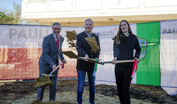 Massiv auf Holz gebaut: Spatenstich für grünes Wohnbauprojekt in Grünwald