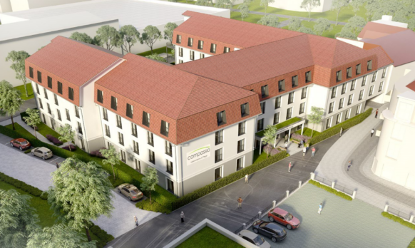 Cureus stellt compassio Seniorenresidenz Merseburg mit 137 Pflegeplätzen fertig