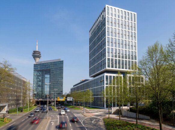 Düsseldorf: Kanzlei Hoffmann Eitle mietet über 820 m² im OFFICEHOME Rise von Pandion