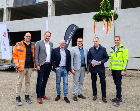 Swiss Life Asset Managers feiert Richtfest für Logistics-Projektentwicklung in Bottrop