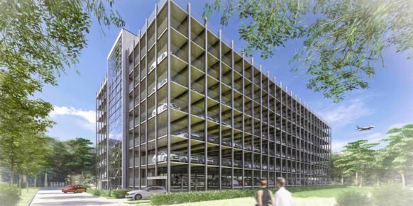 Über 660 neue Parkplätze am BER: Goldbeck Parking Services nehmen Parkhaus Westgate in Betrieb