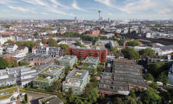 wvm Gruppe feiert Richtfest für neues Wohnquartier in Köln-Ehrenfeld