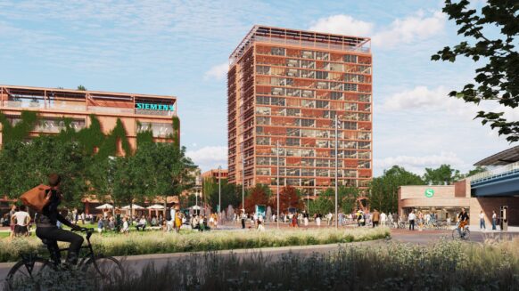 Siemens feiert Richtfest für neues Stadtquartier Siemensstadt Square in Berlin