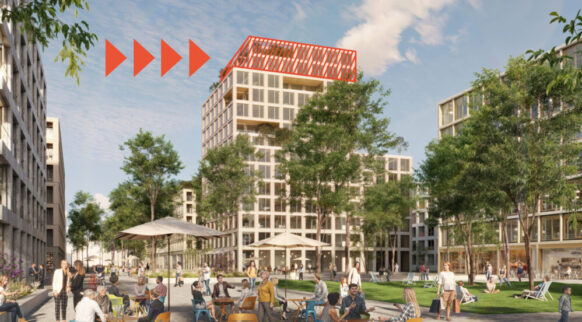 Taufkirchen: Rock Capital Group will geplantes Hochhaus im Quartier am Bahnhof um zwei Stockwerke reduzieren