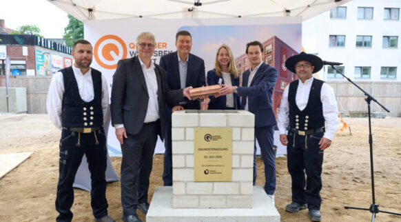 Grundsteinlegung für „Quartier Wandsbek Markt“ in Hamburg