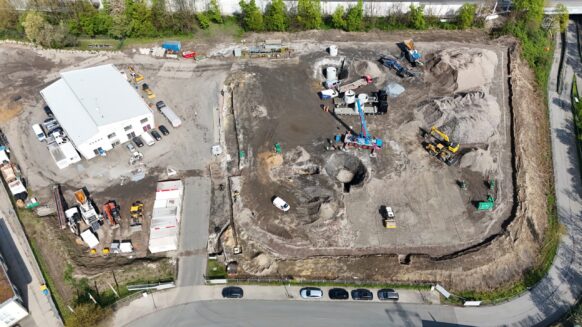 STRABAG erprobt teilelektrische Baustelle in Oberhausen