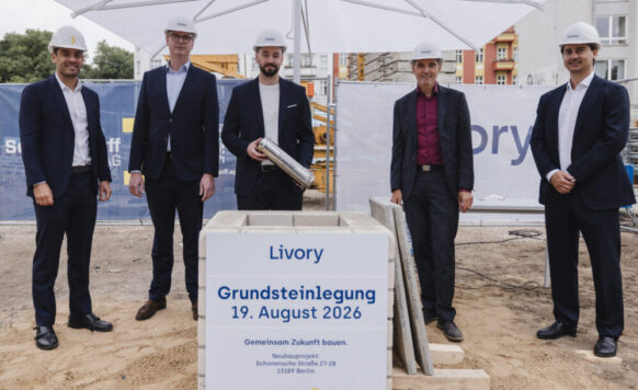 Livory legt Grundstein für 140 neue Mietwohnungen in Berlin-Pankow
